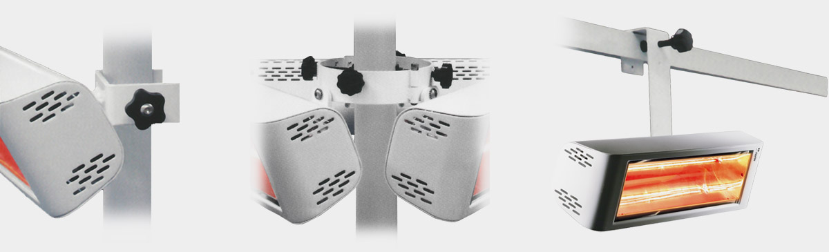 Infrarot Heizstrahler Halterungen und Stative für Heliosa HiDesign