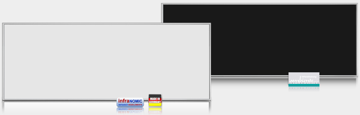 Standard Infrarotheizungen 500 Watt 130 x 40 cm
