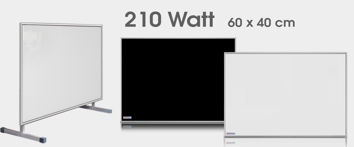 Infrarotheizung 210 Watt im Format 60x40 cm