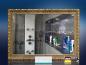 Preview: infrarot Spiegelheizung 500 Watt mit Massivholz Stilrahmen goldfarben frontal