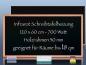 Preview: Infrarot Tafelheizung 700 Watt 120x60 mit Holzrahmen Buche HB30