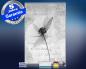 Preview: Bildheizung mit Alurahmen "Abstract-Blume"