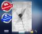 Preview: Bildheizung rahmenlos slim-line "Abstract-Blume"