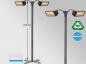 Preview: Infrarotstrahler 2x 1500 Watt Heliosa HiDesign 993 IPX5 Amber Light wasserdicht - Produktfoto