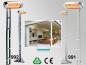 Preview: Infrarotstrahler Heliosa HiDesign 991/992 IP20 2000 Watt mit Stativ