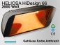 Preview: Infrarot Heizstrahler Heliosa HiDesign 66 IPX5 2000 Watt anthrazit