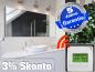 Preview: infrarot Spiegelheizung 1400 Watt mit Funkthermostat von infranomic