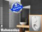 Preview: infrarot Spiegelheizung 400 Watt rahmenlos mit Thermostat