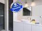 Preview: Infrarot Spiegelheizung Bad 400 Watt 70x60 Messingrahmen M10M