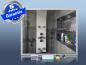 Preview: Infrarot Spiegelheizung Bad 400 Watt 70x60 Rahmen M23