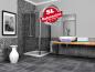 Preview: Spiegelheizung 500 Watt 90x60 cm von infranomic rahmenlos slim-line