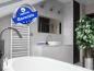 Preview: Infrarot Spiegelheizung Bad 600 Watt ESG Glas 110x60 M10