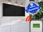 Preview: Infrarotheizung 1400 Watt 200x80 schwarz emailliert mit Funk-Thermostat - infranomic