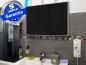 Preview: Infrarotheizung Glas schwarz 210 Watt 60x40 cm - Rahmen M10 - mit Thermostat