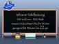 Preview: Infrarot Tafelheizung 900 Watt 140x60 mit Holzrahmen Buche HB30