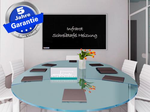 Preview: Infrarotheizung weiß / Spiegelheizung Bad 600 Watt 110x60 M23