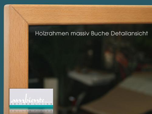 Aufpreis Holzrahmen massiv Buche oder Eiche alle Größen