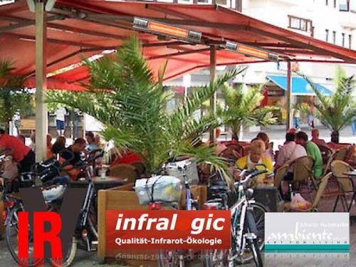 Preview: Infrarotstrahler im Straßencafé