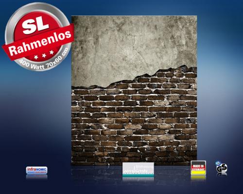 Preview: Infrarot Bildheizung 400 Watt 70x60 M10-SL Wand