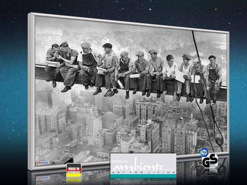 Infrarot Bildheizung s/w 500 Watt "lunch atop a skyscrape"r 3d Ansicht