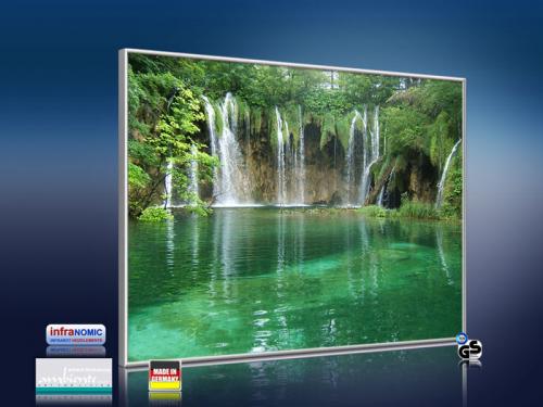 Preview: Infrarot Bildheizung 400 Watt 70x60 M10-SL Wasserfall
