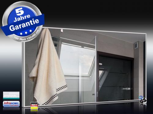 Infrarot Spiegelheizung Bad Heizung 10 Größen 210 bis 1400 Watt M10