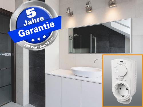 Preview: Spiegelheizung 250 Watt 90x35