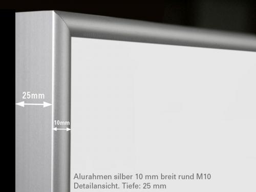 Preview: Standard Rahmen M10 Alu gebürstet