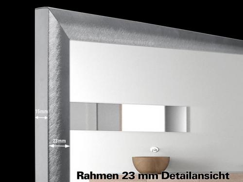 Preview: Rahmen M23 Alu gebürstet