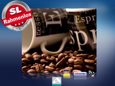 Preview: Infrarot Bildheizung 400 Watt 70x60 M10-SL Café 2