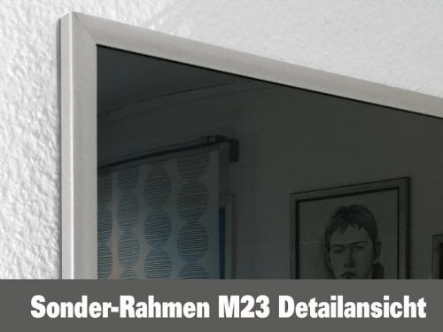 Preview: Rahmen M23 Alu gebürstet