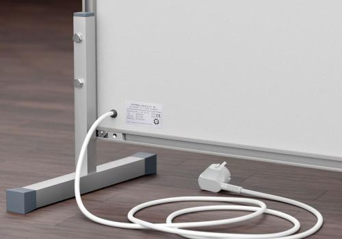 Preview: Alu Standfüße mit Heizelement Rückseite