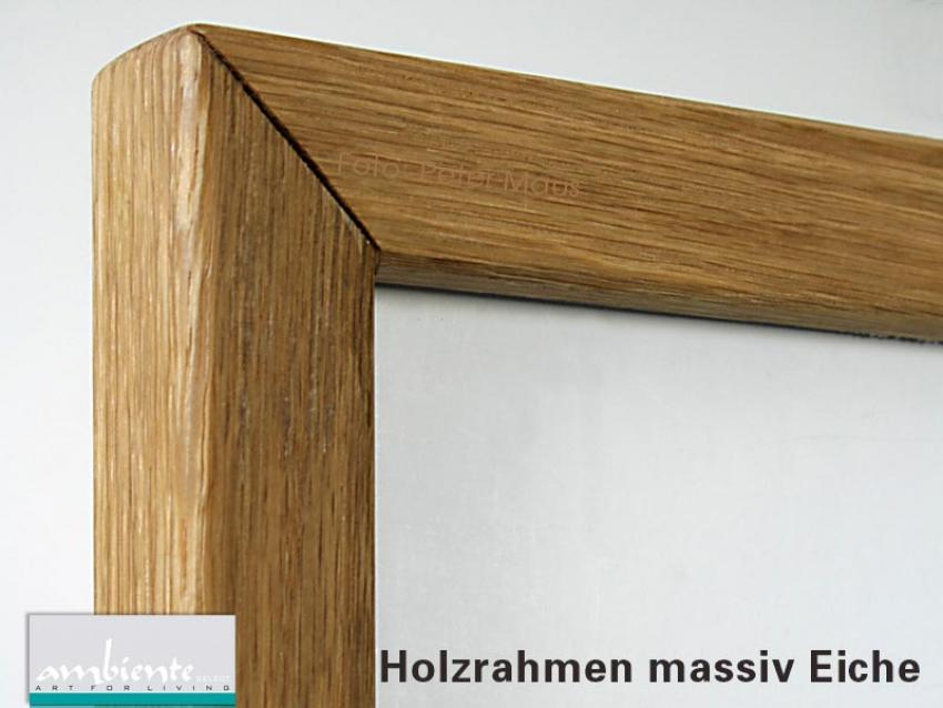 Aufpreis Holzrahmen massiv Buche oder Eiche alle Größen