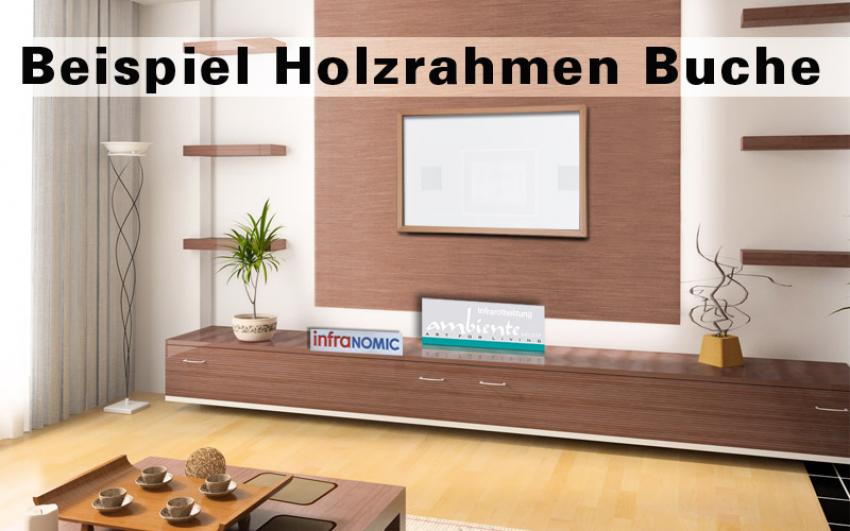 Aufpreis Holzrahmen massiv Buche oder Eiche alle Größen