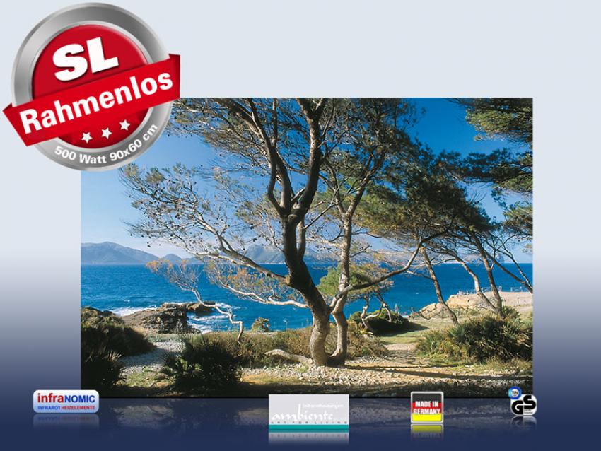 Bildheizung rahmenlos slim-line "Cala Sa Val"
