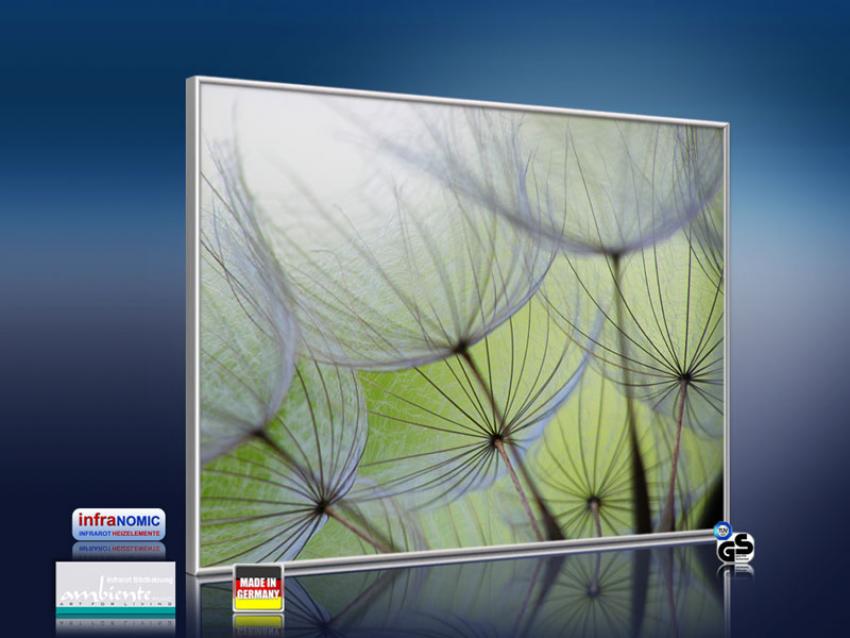 Infrarot Bildheizung 400 Watt 70x60 M10-SL Pusteblumen