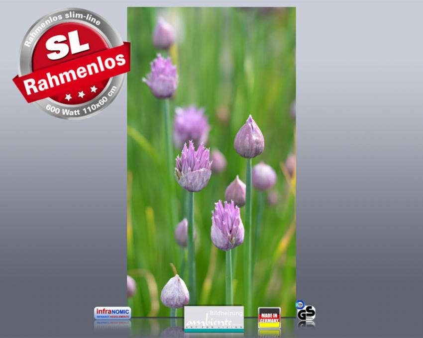 Bildheizung rahmenlos slim-line "Schnittlauch"