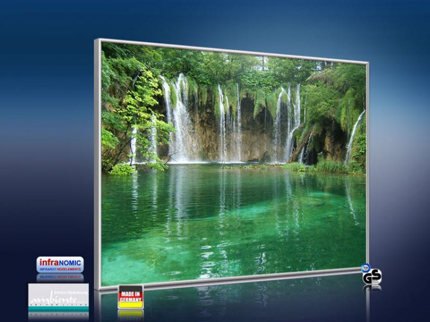 Infrarot Bildheizung 400 Watt 70x60 M10-SL Wasserfall