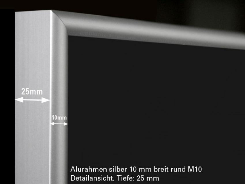 Standard Rahmen M10 Alu gebürstet