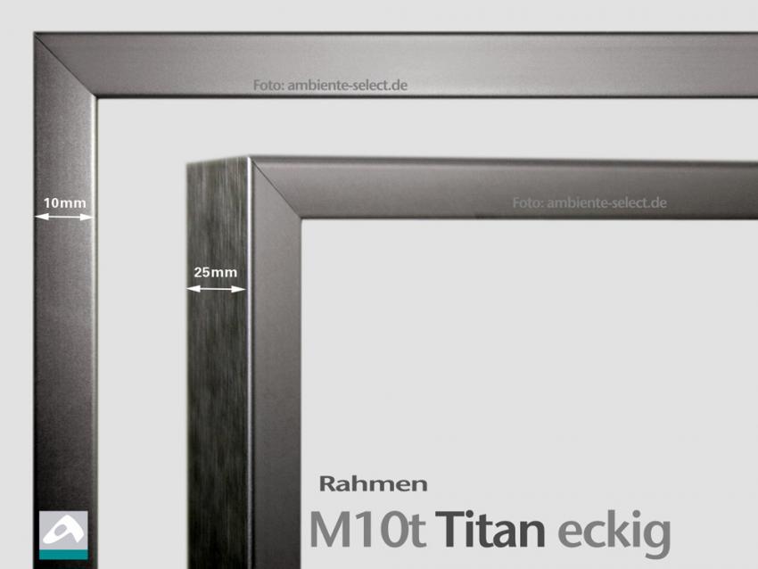 Aufpreis Rahmen Titan eckig M10t alle Größen
