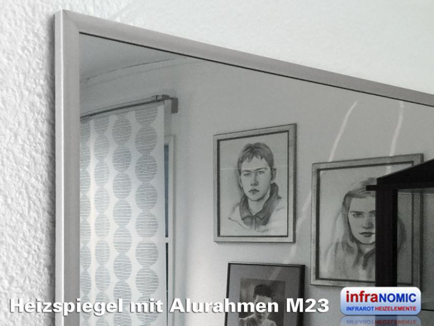 Rahmen M23 Alu gebürstet