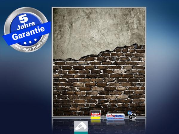 Infrarot Bildheizung 400 Watt 70x60 M10-SL Wand