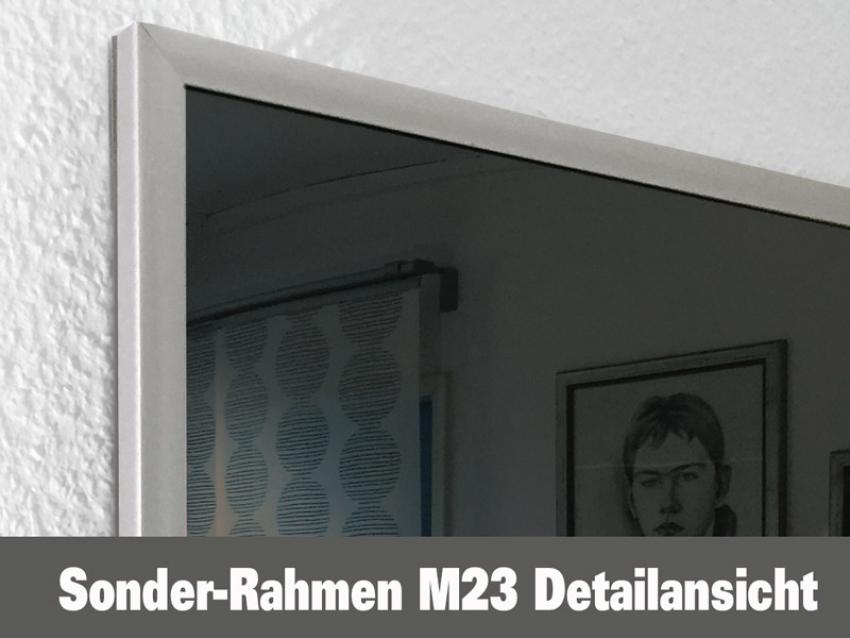 Rahmen M23 Alu gebürstet