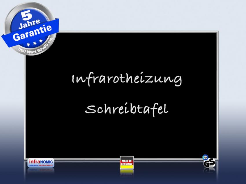Tafelheizung (Sandstrahlmattierung)